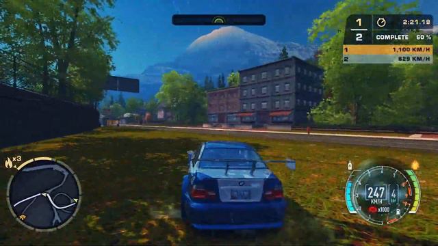 NFS MOST WANTED 2005 (RTX ON) - BMW M3 GTR vs. Chevrolet Corvette C6 [Blacklist #5] - WEBSTER смотреть онлайн