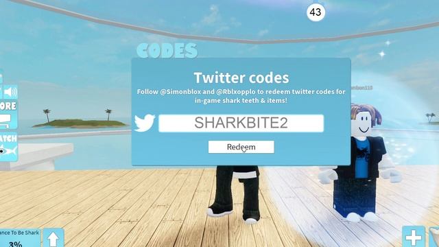 *NEW* UPDATE! TEETH* CODES! SharkBite ? ROBLOX смотреть онлайн