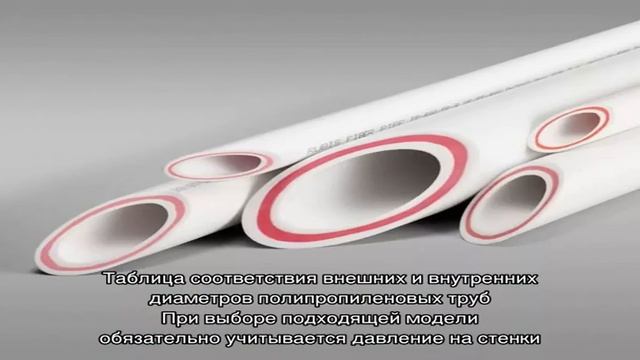 Полипропиленовые трубы: как подобрать правильный диаметр (таблица с типоразмерами) смотреть онлайн