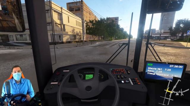 НОВЫЙ ГОРОДСКОЙ АВТОБУС ЛИАЗ 5292! РАБОТАЮ В МАСКЕ! Bus Driver Simulator 19 смотреть онлайн