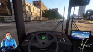 НОВЫЙ ГОРОДСКОЙ АВТОБУС ЛИАЗ 5292! РАБОТАЮ В МАСКЕ! Bus Driver Simulator 19