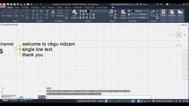 AutoCAD - Single & Multiline Text смотреть онлайн