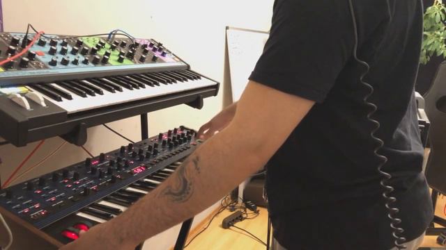 Dr. Böhm (Rare vintage drum machine) Jam with Moog Matriarch and OB-6 смотреть онлайн