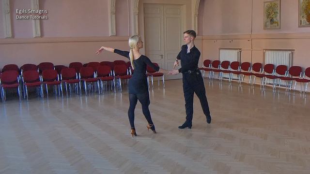 Rumba Basic + Choreography (4) | Curl and Progressive Walks, Three Alemanas смотреть онлайн