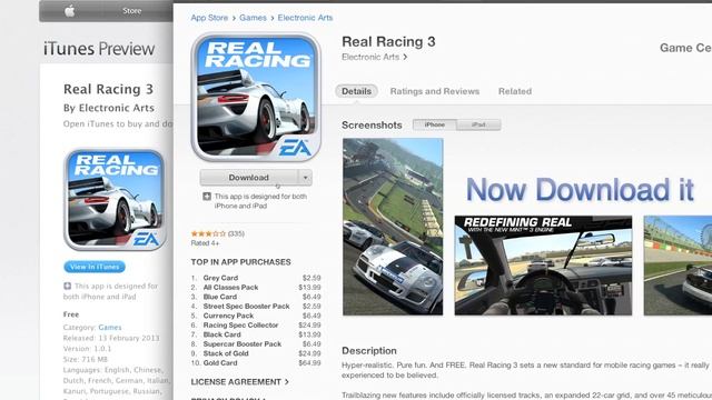 Download Real Racing 3 (Feb. 15 2013) смотреть онлайн