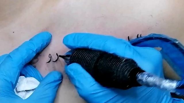 Arabic Quotes Tattoo Time Lapse смотреть онлайн