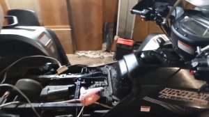 Linhai Yamaha M550L. Ооочень холодный, но,всё таки, запуск!