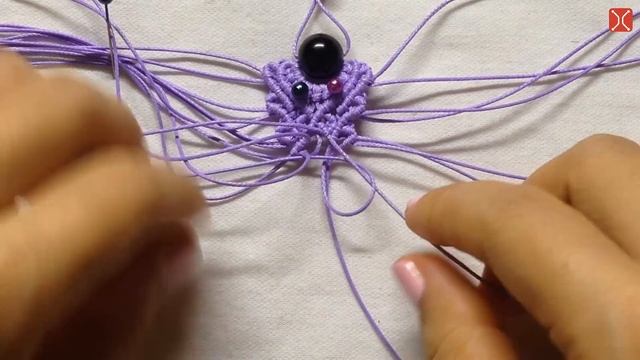 How to macrame: The Egyptian style bracelet - Macrame jewelry set tutorial - Thắt vòng tay смотреть онлайн
