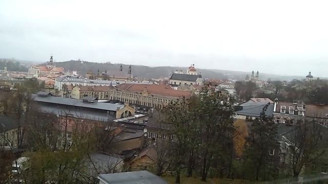 Vilnius panorama. Панорама Вильнюса смотреть онлайн