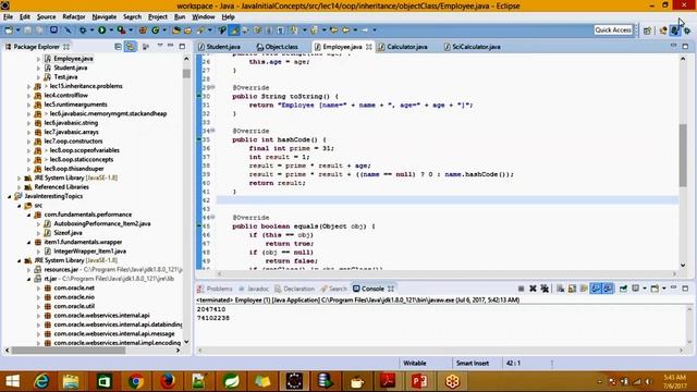 Core Java Online Training - Object Class expalined in Detail смотреть онлайн