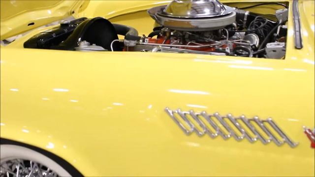 1955 Ford Thunderbird yellow смотреть онлайн