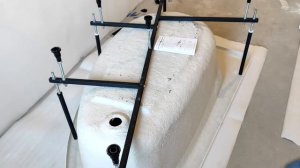 Установка акриловой ванны своими руками