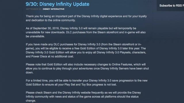 Disney Infinity 3.0 - Gold Edition Coming To Steam/PC! смотреть онлайн