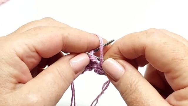 Узор спицами  