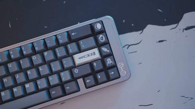 GMK APOLLO Unboxing & Typing Sounds on Space65 with Holy Pandas смотреть онлайн