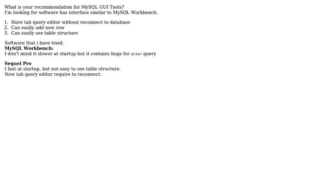 Apple: MySQL GUI Tools Recommendation смотреть онлайн