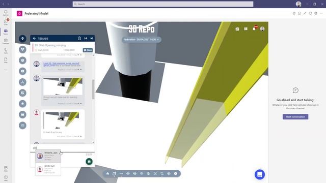 Access 3D BIM models in MS Teams смотреть онлайн