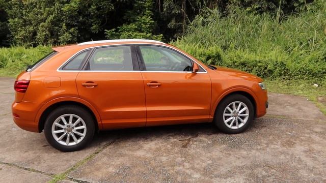 Audi Q3 Orange- 2012 смотреть онлайн