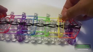 Браслет ЛЕСТНИЦА ▐▬▌ из резинок на станке ▐▬▌ Как плести из резинок Rainbow loom