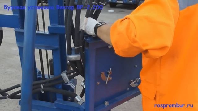 Малогабаритная буровая установка Вектор "ВР-2.200" в работе смотреть онлайн