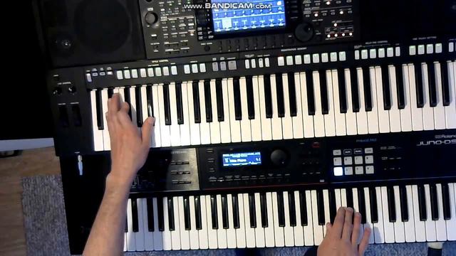 Modern Talking - Atlantis Is Calling cover instrumental keyboard смотреть онлайн