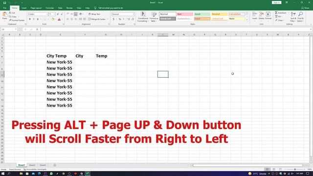How to Scroll Faster From Right to Left | Microsoft-Excel Keyboard Shortcut Keys for Windows 10-11 смотреть онлайн