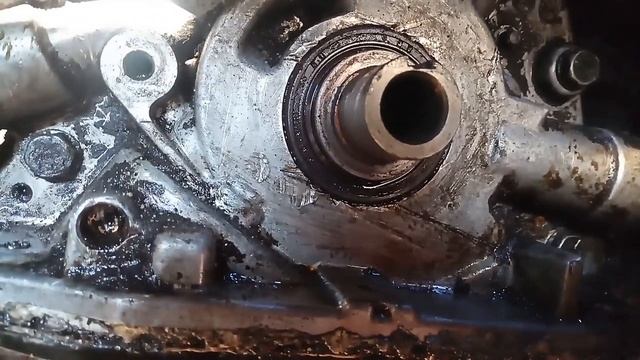 Замена сальника коленвала а/м Дэу Нексия 8 клапанная .