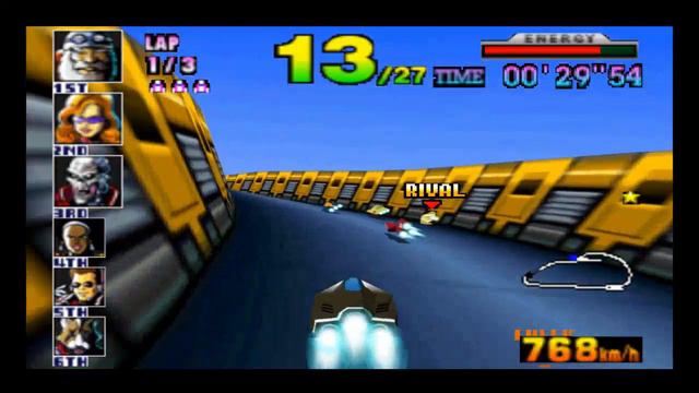 F Zero X N64 Game Play #3 Nintendo 64
