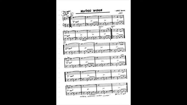 Maiden Voyage (Herbie Hancock) - Funky Backing Track смотреть онлайн