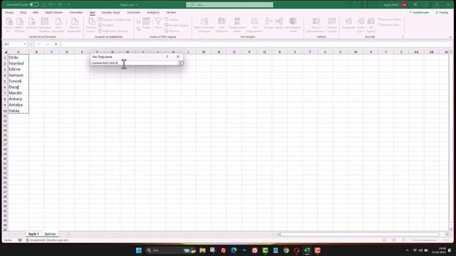 EXCEL AÇILIR LİSTE OLUŞTURMA NASIL YAPILIR? | Açılır Liste смотреть онлайн