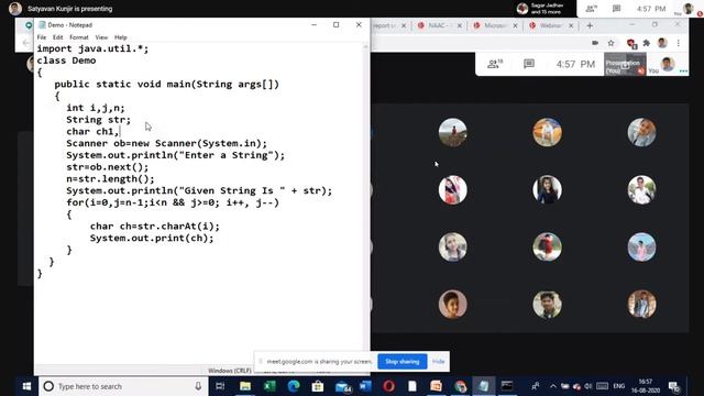 how to write java prog to check given string palindrome or not?? смотреть онлайн