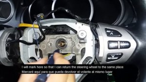 How to Remove  the Steering Wheel and Airbag of  Suzuki Grand Vitara
