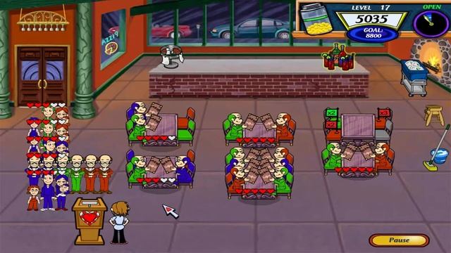 Diner Dash 2: Restaurant Rescue Walkthrough - Level #17 - Tony's Pizzeria - New Hang One смотреть онлайн