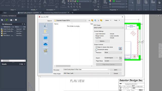 Exporting AutoCAD dwg. Layouts to PDF's | AutoCAD 2020 смотреть онлайн