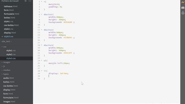 Formation IMM - Module CSS : Cours tuto 5 , la propriété display смотреть онлайн
