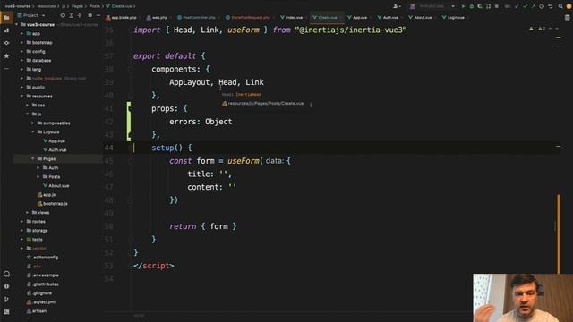 Vue Inertia + Laravel Course. 10/17: Form Validation смотреть онлайн