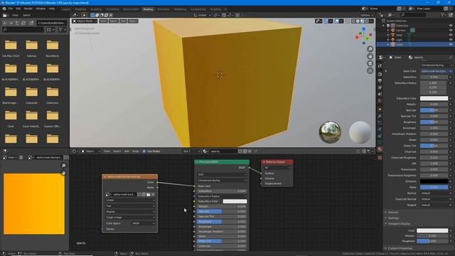 Transparent Materials using Opacity Maps in Blender 2.8+ смотреть онлайн