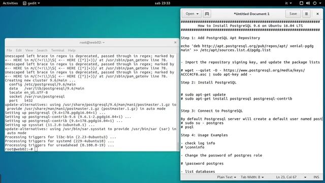 PostgreSQL - How To Install PostgreSQL 9.6 On Ubuntu Xenial 16.04 LTS смотреть онлайн