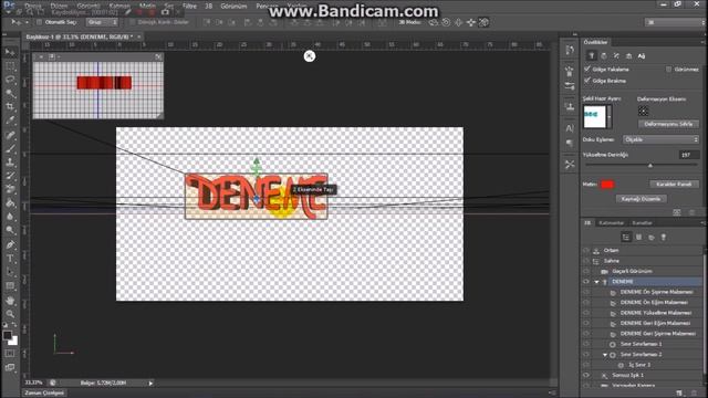 Adobe Photoshop CS6 - 3D Yazı Nasıl Yapılır
