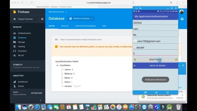 Android y firebase y sqlite Votaciones смотреть онлайн