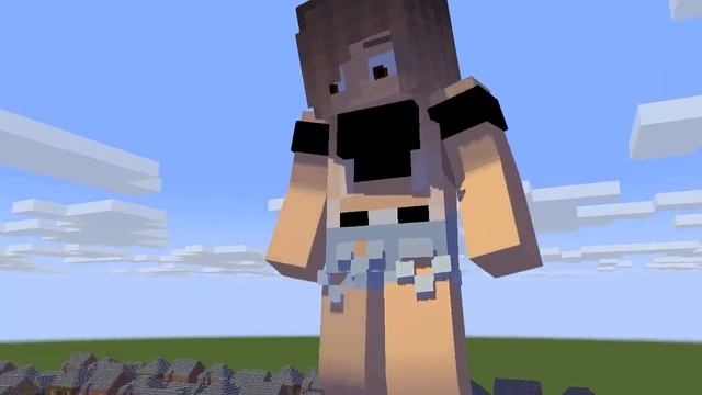 Minecraft Giantess Growth Short {#2} смотреть онлайн