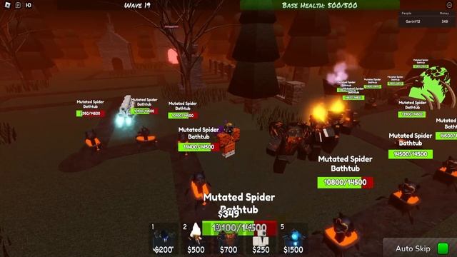 So... I challenged a jack-o-lantern in Bathtub Tower Defense! - Bathtub Tower Defense Roblox смотреть онлайн