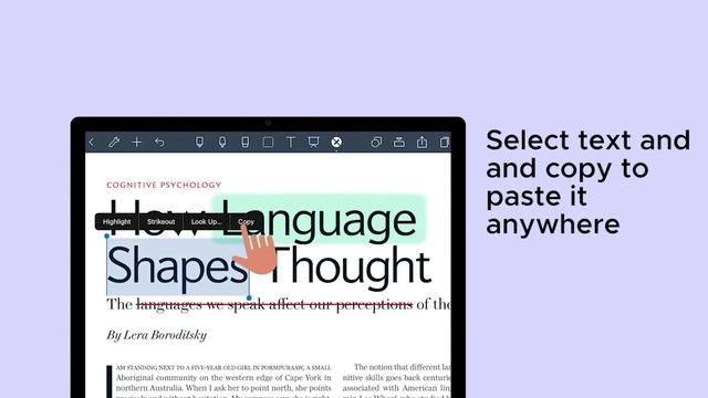 PDF Text Selection- Highlight, Strikeout and More! | Noteshelf iOS | Digital Note-taking Simplified смотреть онлайн