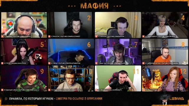 ИГРАЕМ В МАФИЮ. Вспышка, Левша, Рулезик, Страйк, Рыжая и К° #6 смотреть онлайн