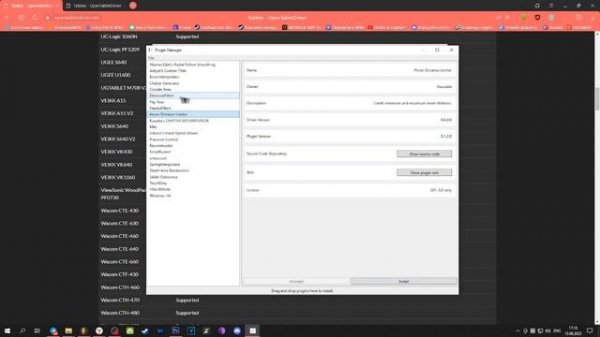 Как правильно установить OpenTabletDriver (на русском)