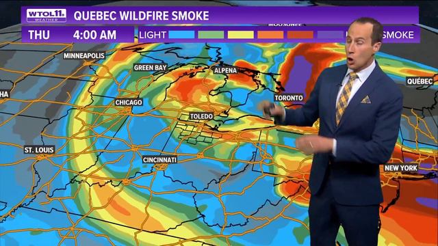 Wildfire smoke, hazy sunshine and dry weather continue | WTOL 11 Weather - June 7 смотреть онлайн