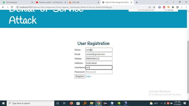 Optimal Filter Assignment Policy Against Distributed Denial of Service Attack || JAVA || IEEE смотреть онлайн