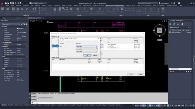 MagiCAD 2022 for AutoCAD | Use automatic feeder blocks in switchboard schematics смотреть онлайн