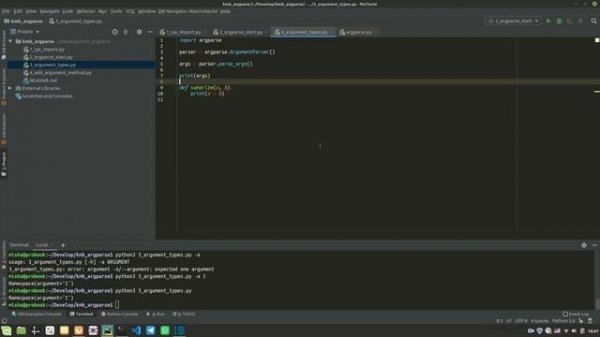 Python модуль argparse