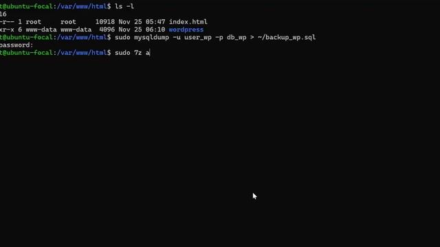BACKUP WordPress y base de datos desde la línea de comandos смотреть онлайн
